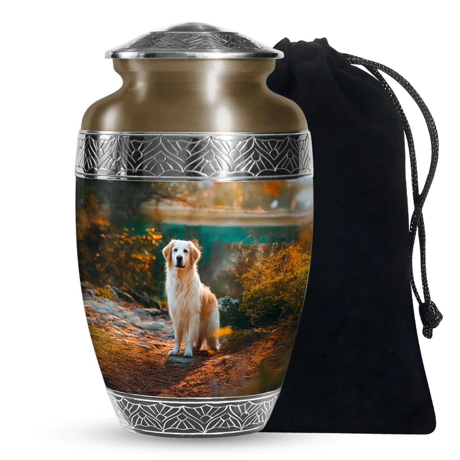 Golden Retriever Urns For Pet Dog - Dog Cremation Urns For Sale