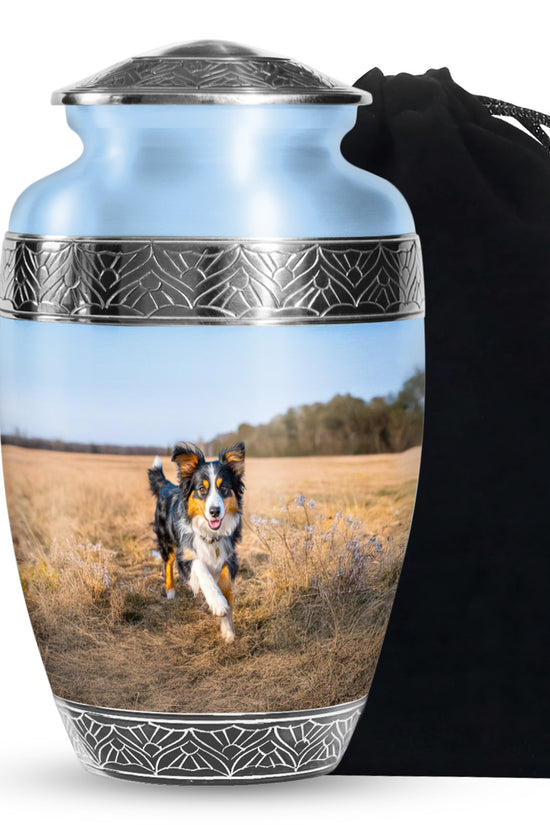 Peaceful Dog Memorial Urn - Elegant Pet Cremation For Dog Ashes