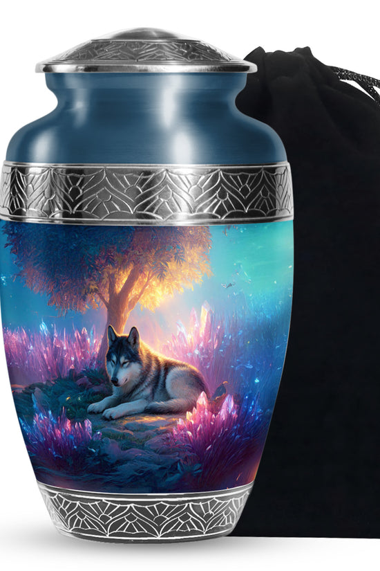Husky Pet Memorial Urn - Beautiful Pet Cremation Urn For Ashes