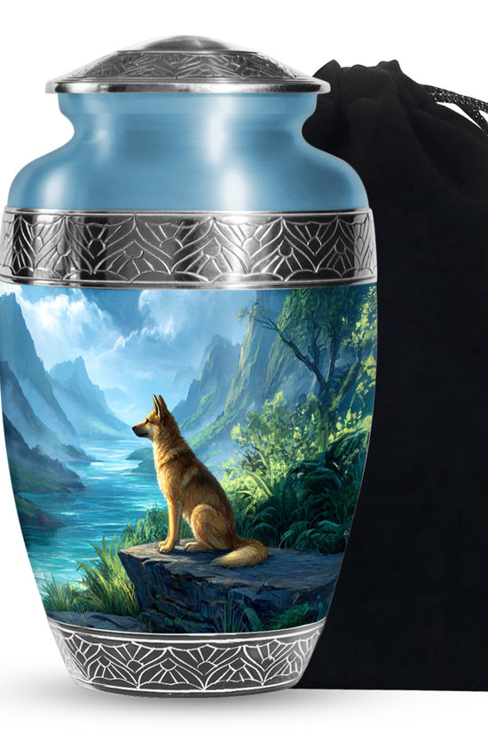 Dog Cremation Urn - Mountain Valley Funeral Urn For Pet Ashes