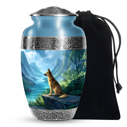 Dog Cremation Urn - Mountain Valley Funeral Urn For Pet Ashes
