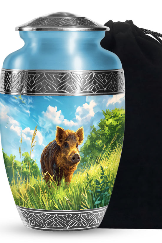 Brown Pig Cremation Urns - Beautiful Nature Memorial Urns For Burial