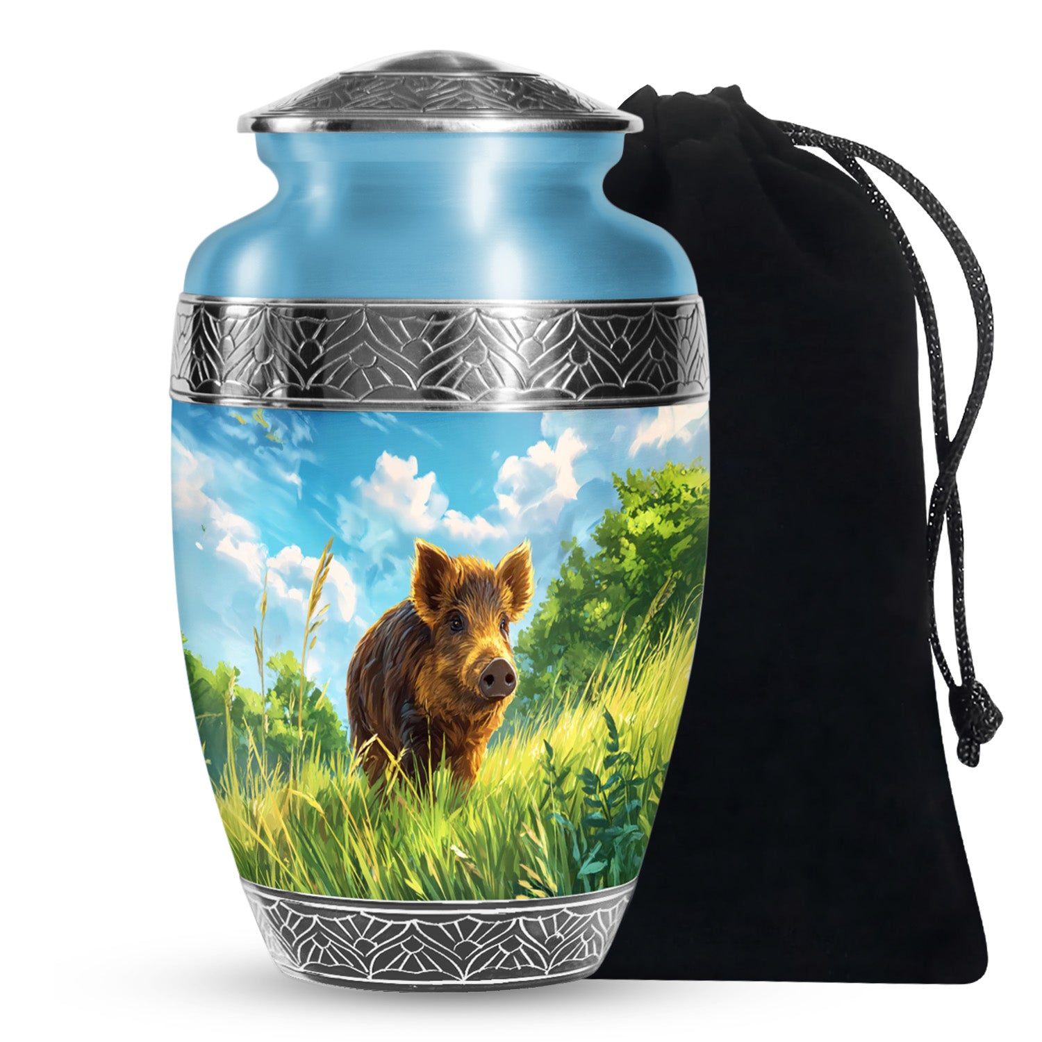 Brown Pig Cremation Urns - Beautiful Nature Memorial Urns For Burial