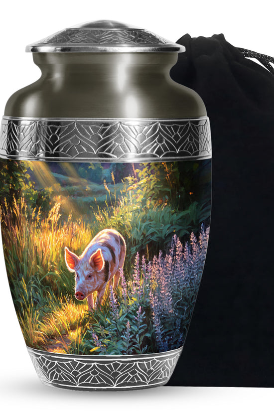 Pig Artistic Memorial Urn - Cremation Urns For Male & Female