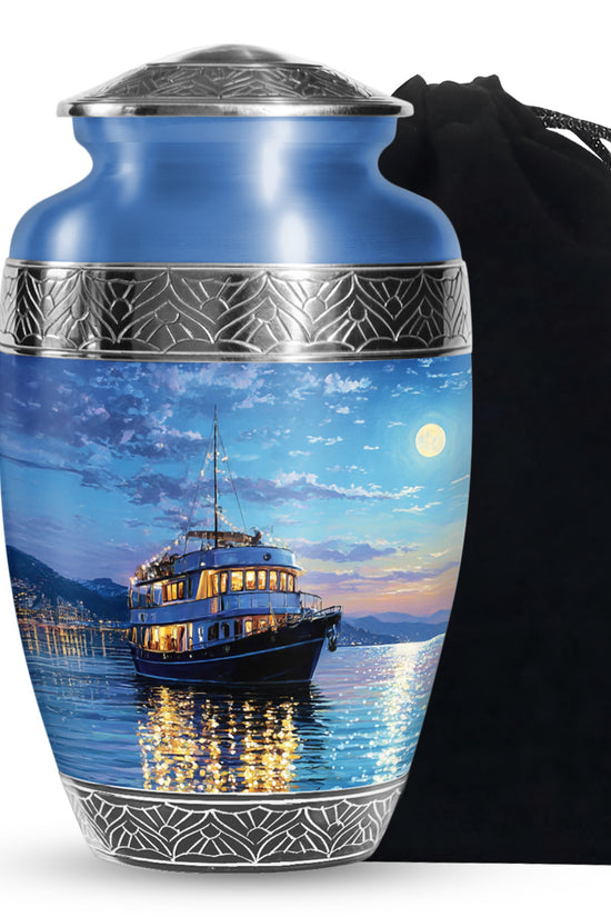 Luxury Yacht Cremation Urns - Ocean Funeral Urns For Mother & Father