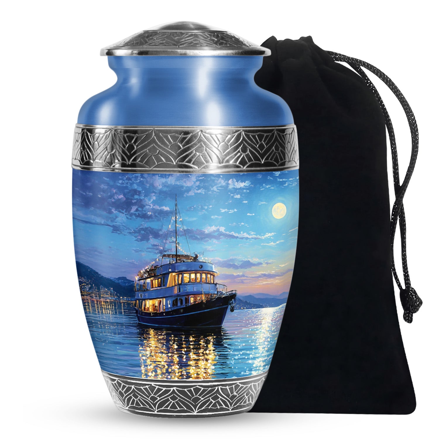 Luxury Yacht Cremation Urns - Ocean Funeral Urns For Mother & Father