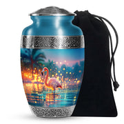 Flamingo Scenic Urn - Beautifully Designed Urns For Human Ashes
