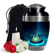 Mystical Penguin Urn - Unique Funeral Urn For Human Ashes