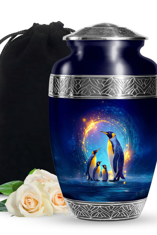 Penguin Urn For Ashes - Cremation Urn For Human Ashes