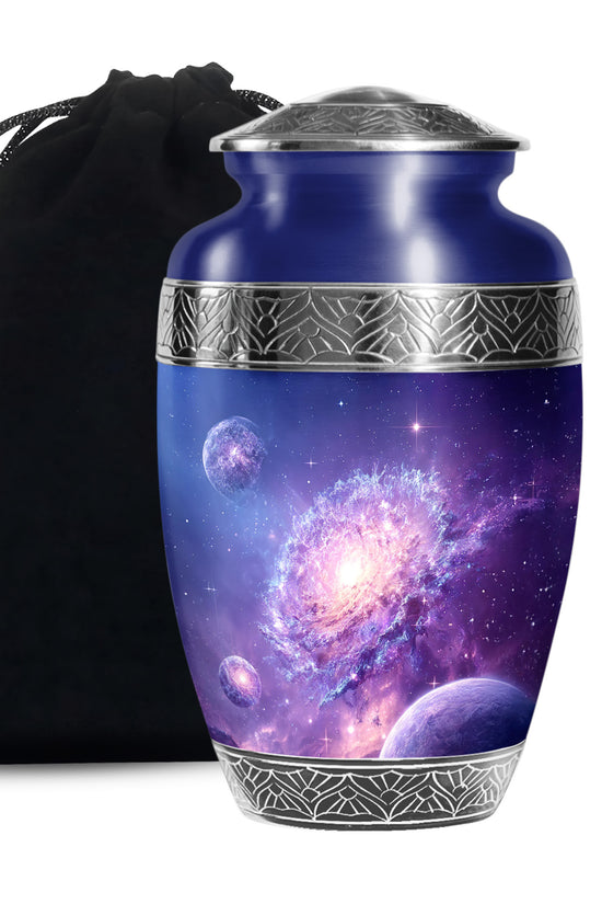 Space Galaxy Funeral Urn - Cremation Urn For Loved Ones