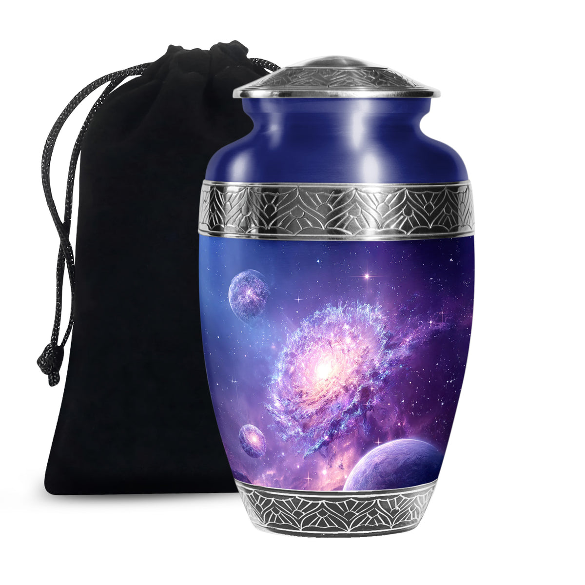 Space Galaxy Funeral Urn - Cremation Urn For Loved Ones