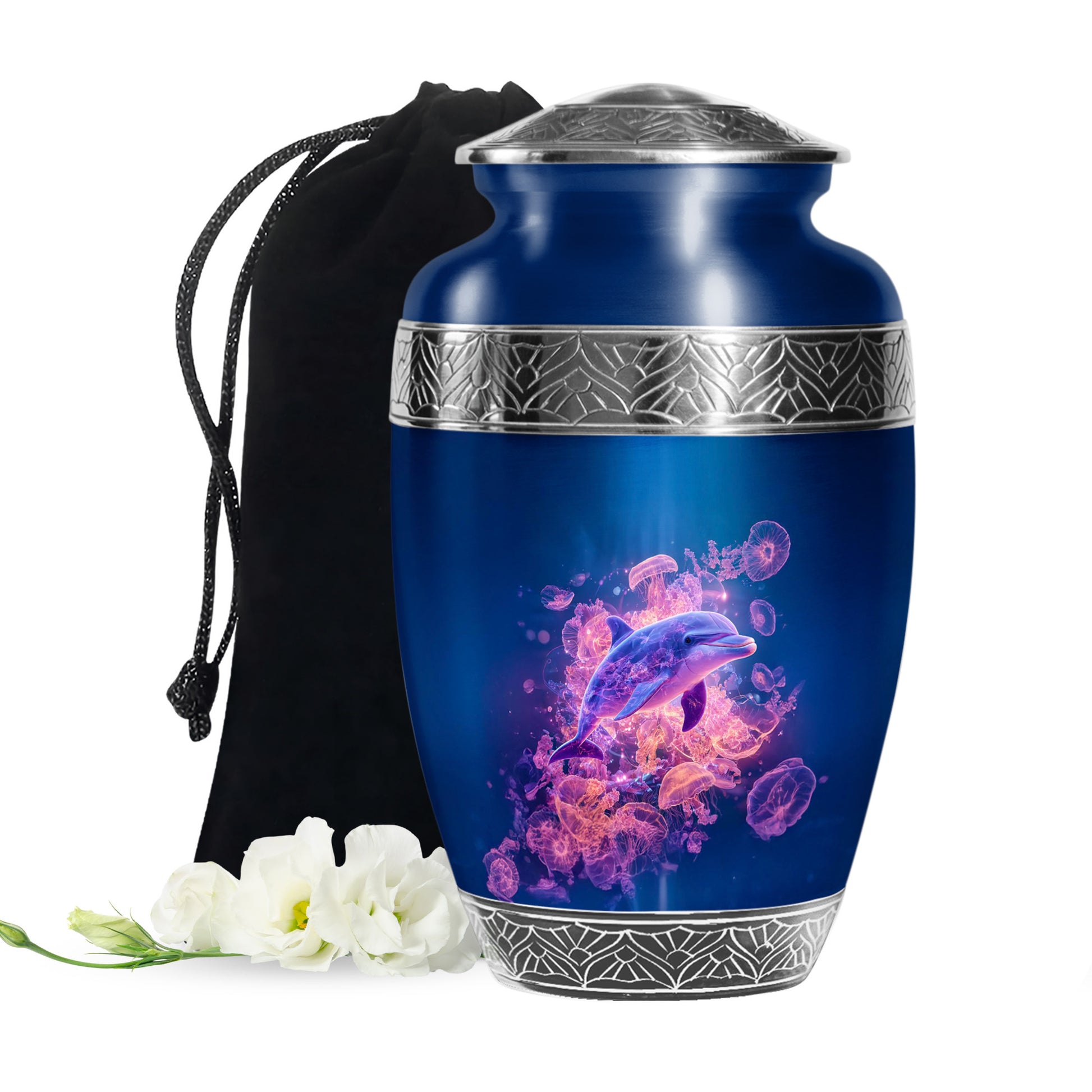 Dolphin Cremation Urn for Ashes – Ocean Memorial Urn For Adults