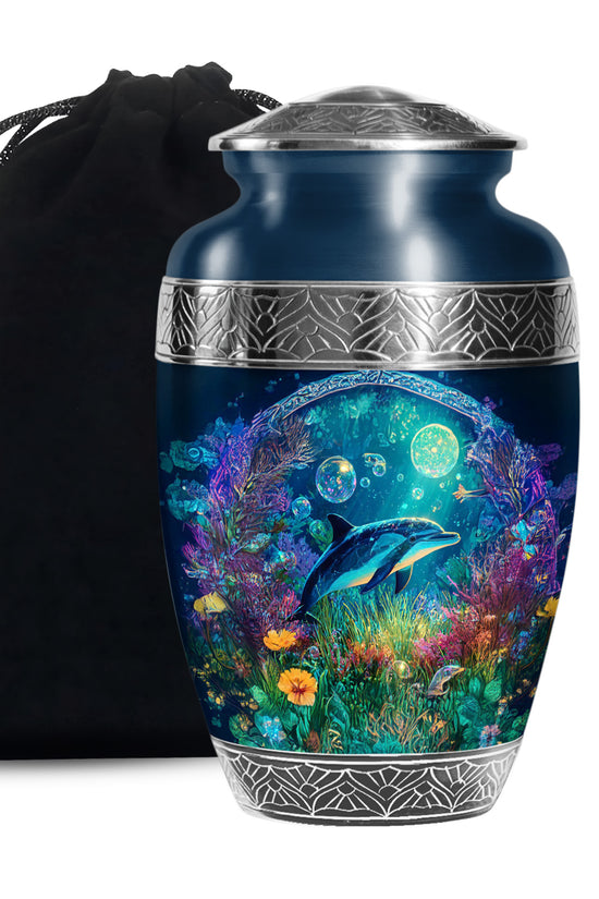 Deep Ocean Funeral Urn - Beautiful Cremation Urn For Burial