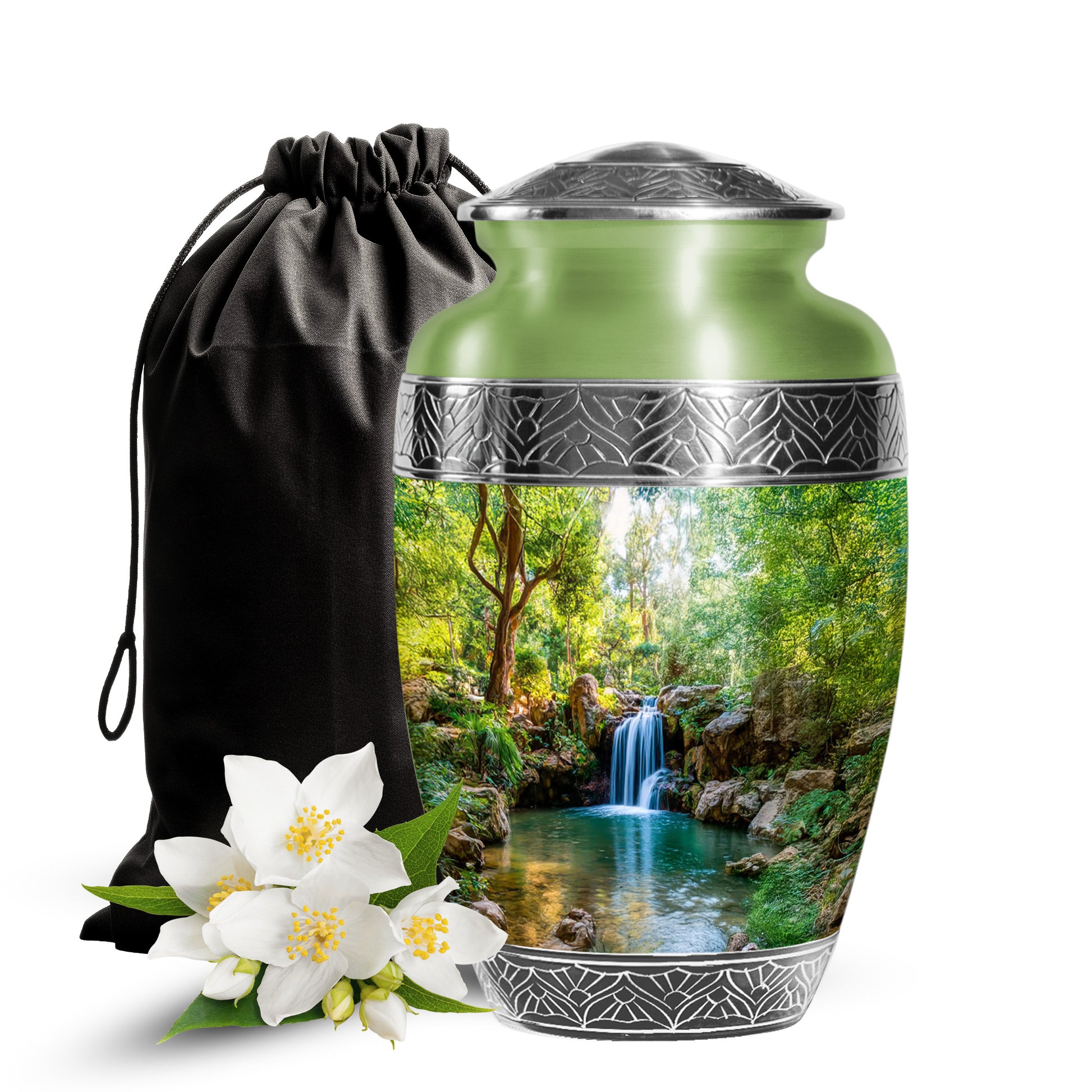 Beautiful Memorial Urn - Waterfall Cremation Urn For Loved Ones