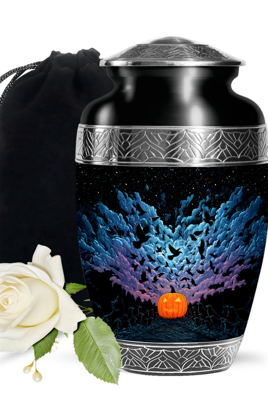 Artistic Halloween Funeral Urn - Cremation Urn For Male & Female Ashes
