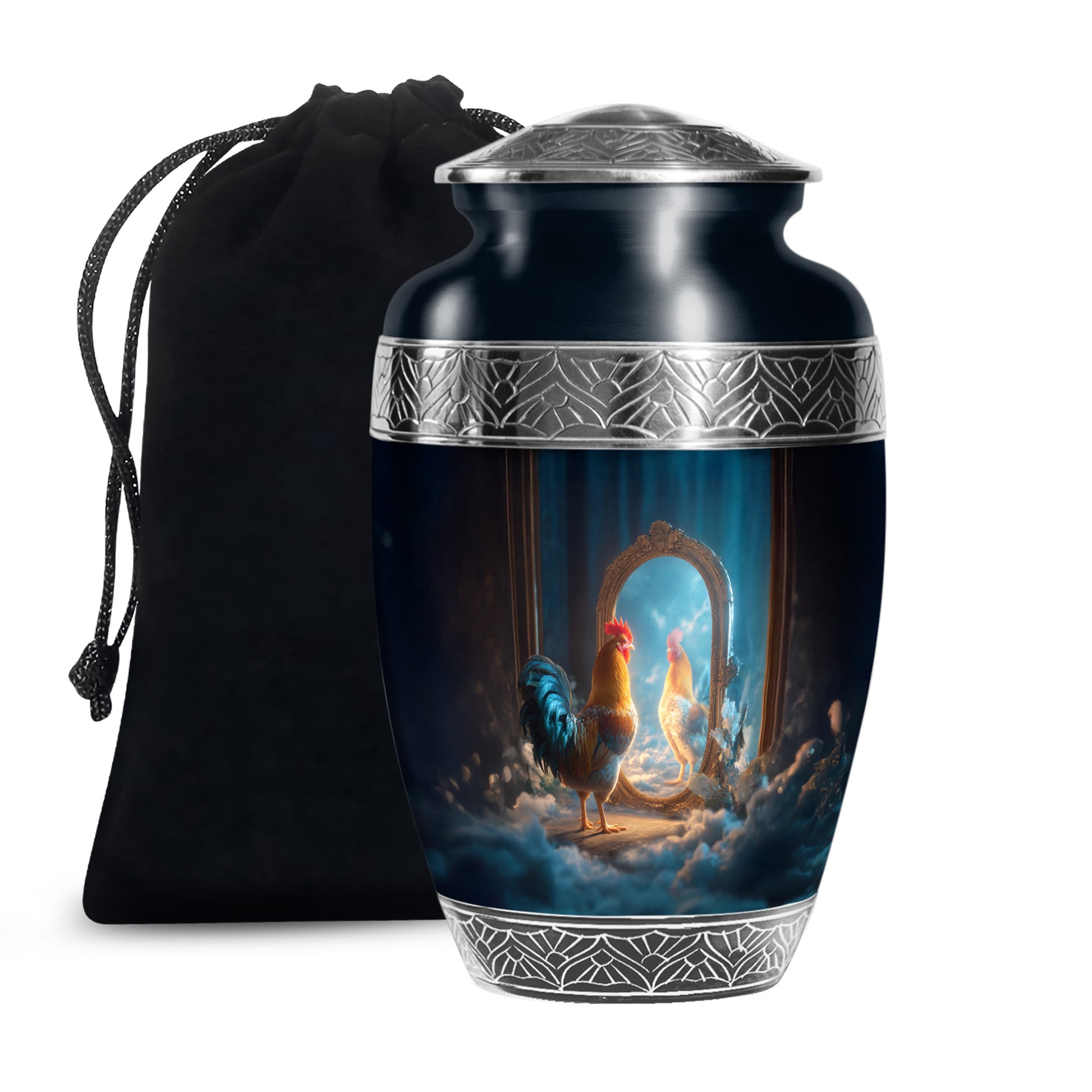Hen Tribute Memorial Urn - Stylish Memorial Urn For Adult Ashes