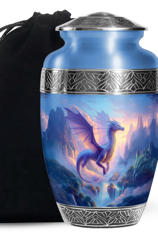 Artistic Dragon Funeral Urn - Unique Fantasy Cremation Urn For Adult Ashes