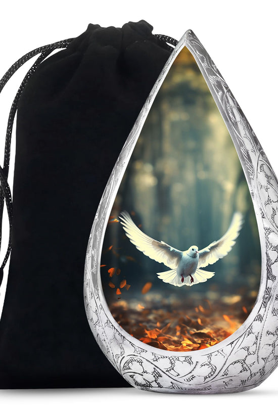 Dove Bird Urns For Ashes - Large Cremation Urn For Loved ones