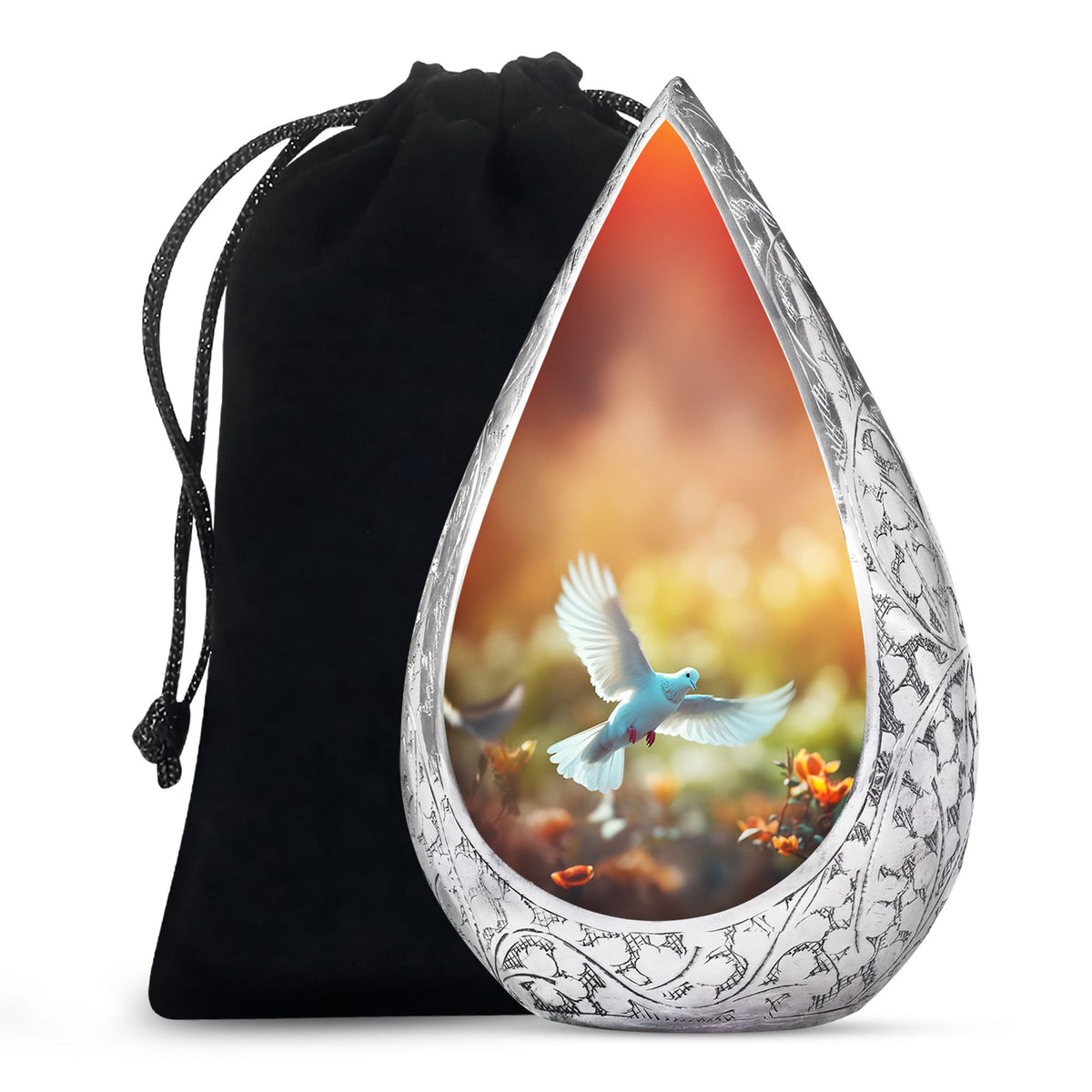 Peaceful Dove Funeral Urn - Nature Inspired Cremation Urn For Adult Ashes