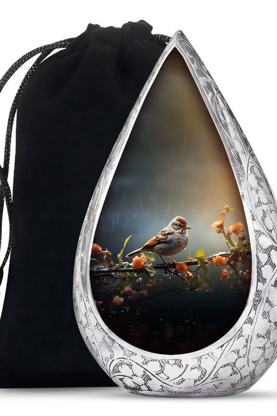 Sparrow Memorial Urn - Beautiful Cremation Urn For Loved Ones