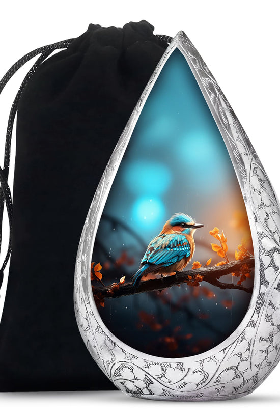 Sparrow Theme Memorial Urn - Large Memorial Urn For Female Ashes