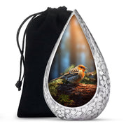 Peaceful Sparrow Memorial Urn For Human Ashes – Bird Theme Cremation Urn