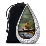 Sparrow Cremation Urn For Ashes -Nature Funeral Urn For Adult Ashes