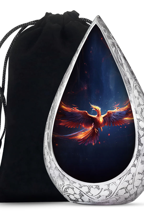 Fire Wing Phoenix Funeral Urn - Artistic Cremation Urn for Ashes