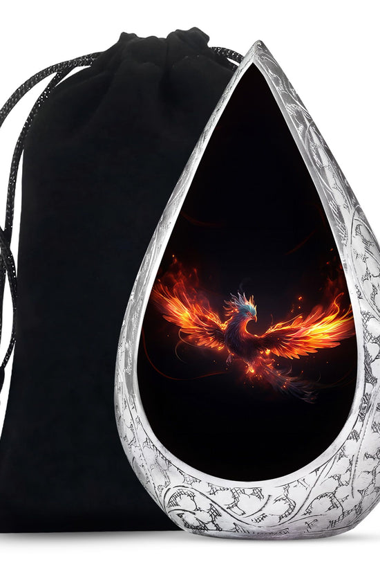Dark Phoenix Memorial Urn - Unique Fantasy Urn For Ashes