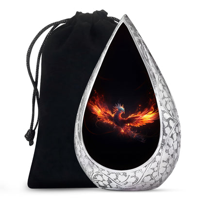 Dark Phoenix Memorial Urn - Unique Fantasy Urn For Ashes