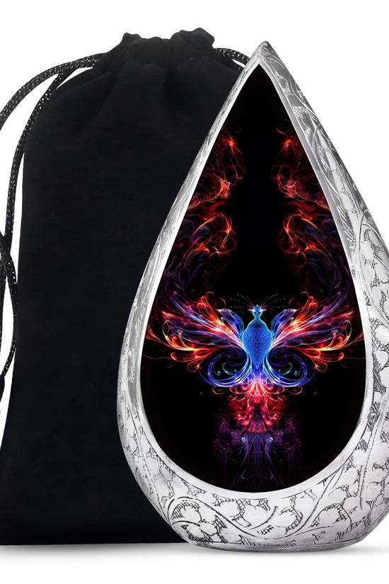 Fire Wing Phoenix Funeral Urn - Spiritual Cremation Urn for Ashes
