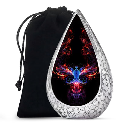 Fire Wing Phoenix Funeral Urn - Spiritual Cremation Urn for Ashes