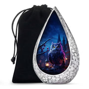 Night Owl Funeral Urn - Artistic Cremation Urn For Adult Ashes
