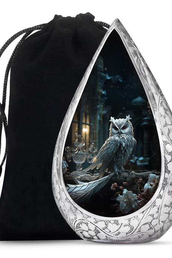 Royal Owl Memorial Urn - Unique Memorial Urn For Adult Ashes