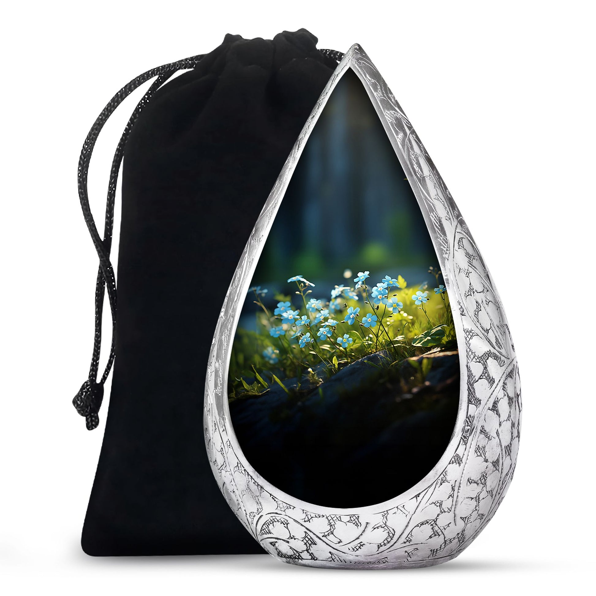 Scorpion Grass Human Cremation Urn - Elegant Memorial Funeral Urn