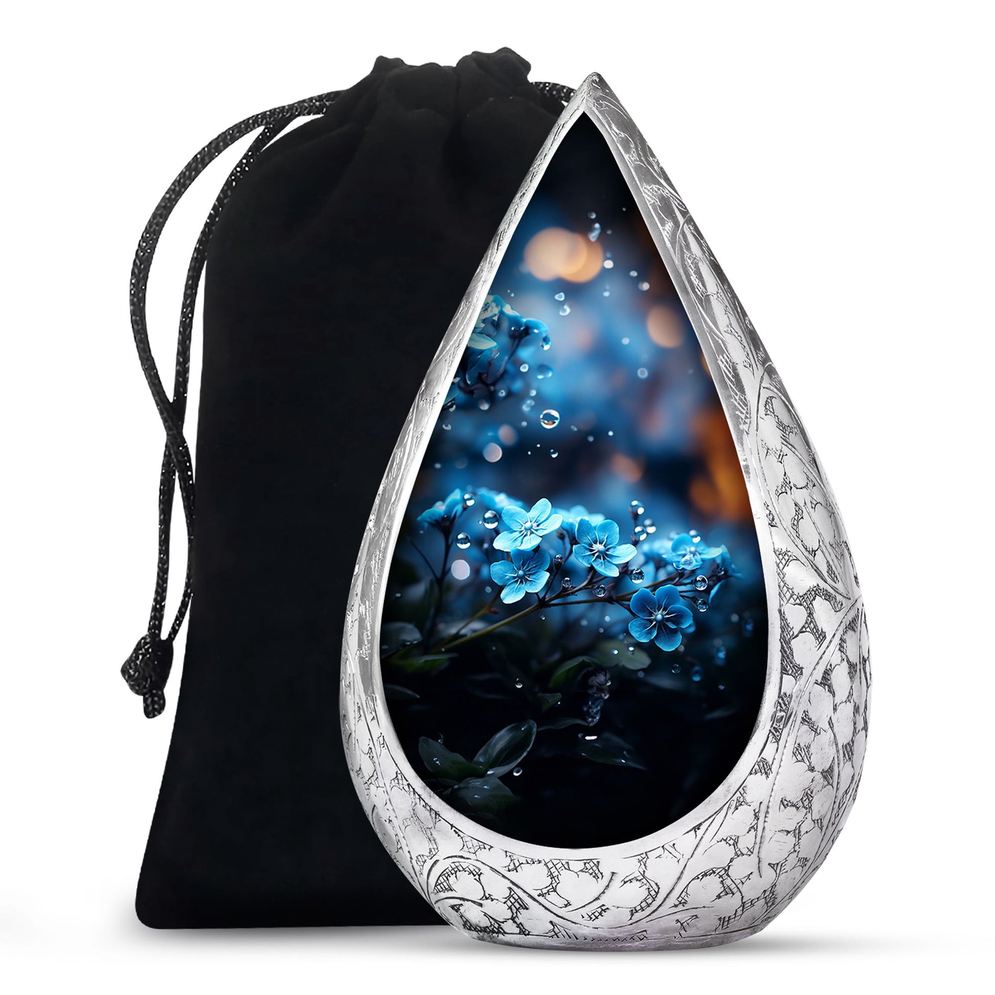 Scorpion Grass Adult Funeral Urn - Stylish Cremation Urn For Ashes
