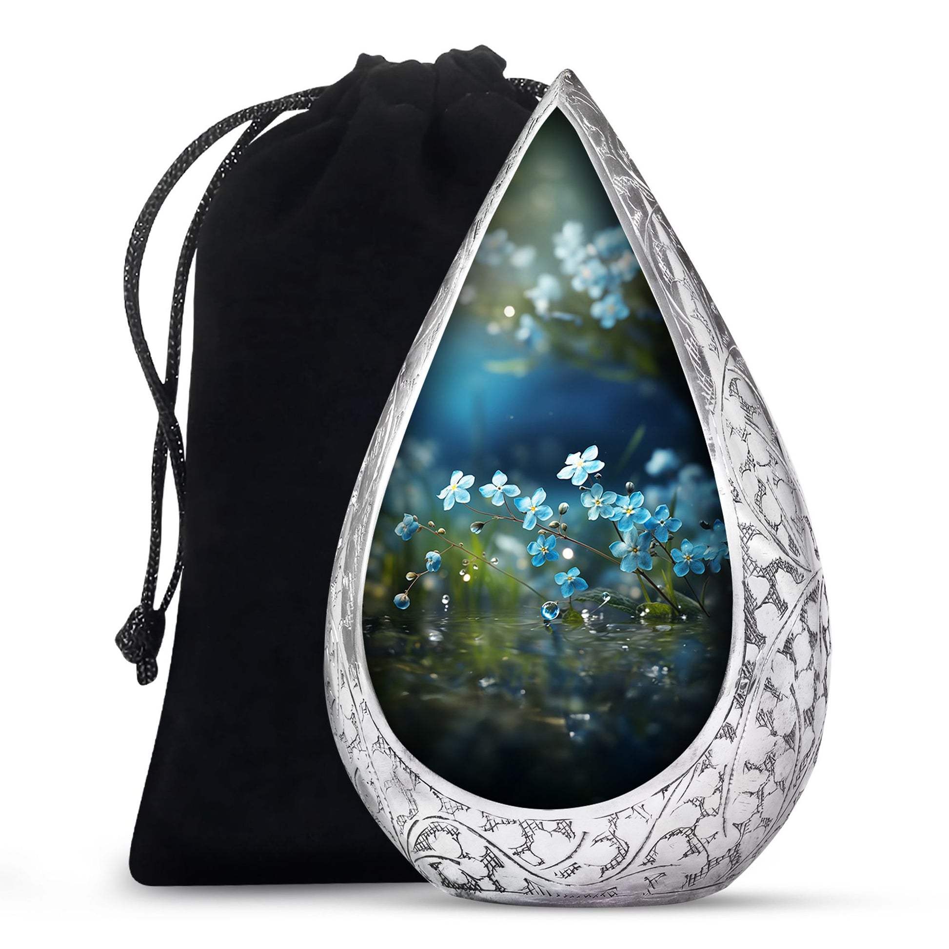Scorpion Grass Cremation Urn - Decorative Funeral Urn For Human Ashes