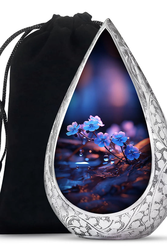 Lily Blossom Cremation Urn - Elegant Funeral Urn For Human Ashes