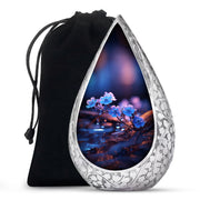 Lily Blossom Cremation Urn - Elegant Funeral Urn For Human Ashes