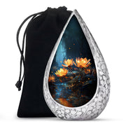 Elegant Lily Urn For Human Ashes - Large Cremation Urn