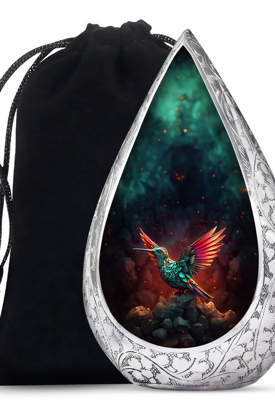 Hummingbird Cremation Urn - Artistic Memorial Urn For Male & Female
