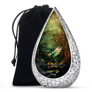Hummingbird Memorial Urn - Crystal Decorative Urn For Human Ashes