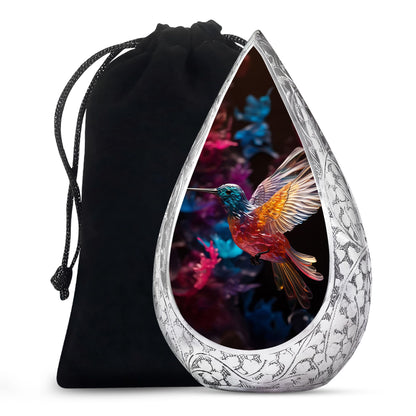 Flying Hummingbird Cremation Urn - Beautiful Funeral Urn For Adults Ashes