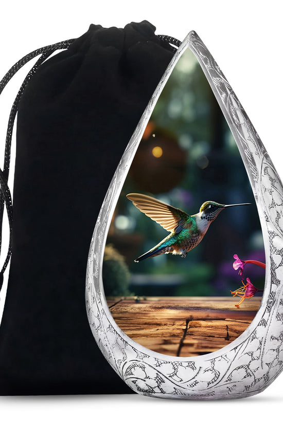 Hummingbird Funeral Urn - Large Memorial Urn For Male & Female