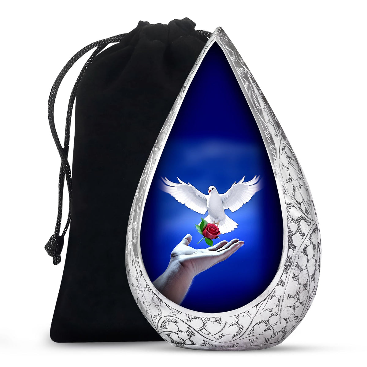 Dove Bird Memorial Urn - Peaceful Cremation Urn For Adult Ashes