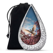 Beautiful Memorial Urn For Ashes - Dove Bird Theme CrematIon Urn