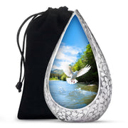 Nature Funeral Theme Urn - Dove Memorial Urn For Loved Ones