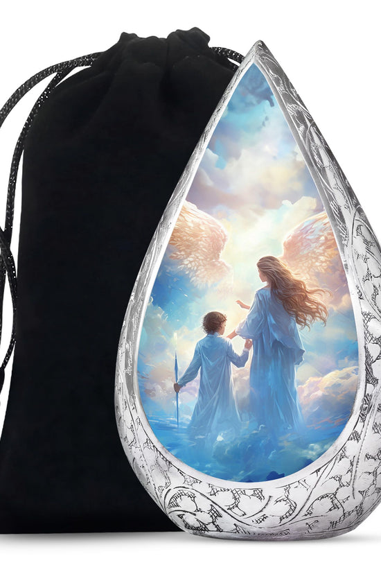 Angel Heaven Memorial Urn - Guardian Angel Cremation Urn For Adult Ashes