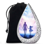 Peaceful Sky Memorial Urn - Heavenly Angel Cremation Urn For Loved Ones