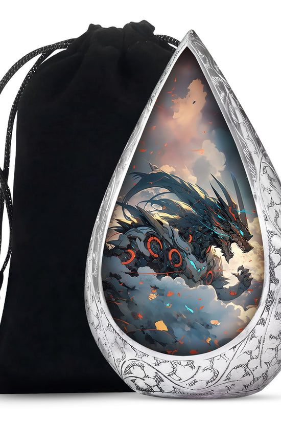 Dragon Warrior Memorial Urn For Adults - Premium Funeral Urn For Adult Ashes